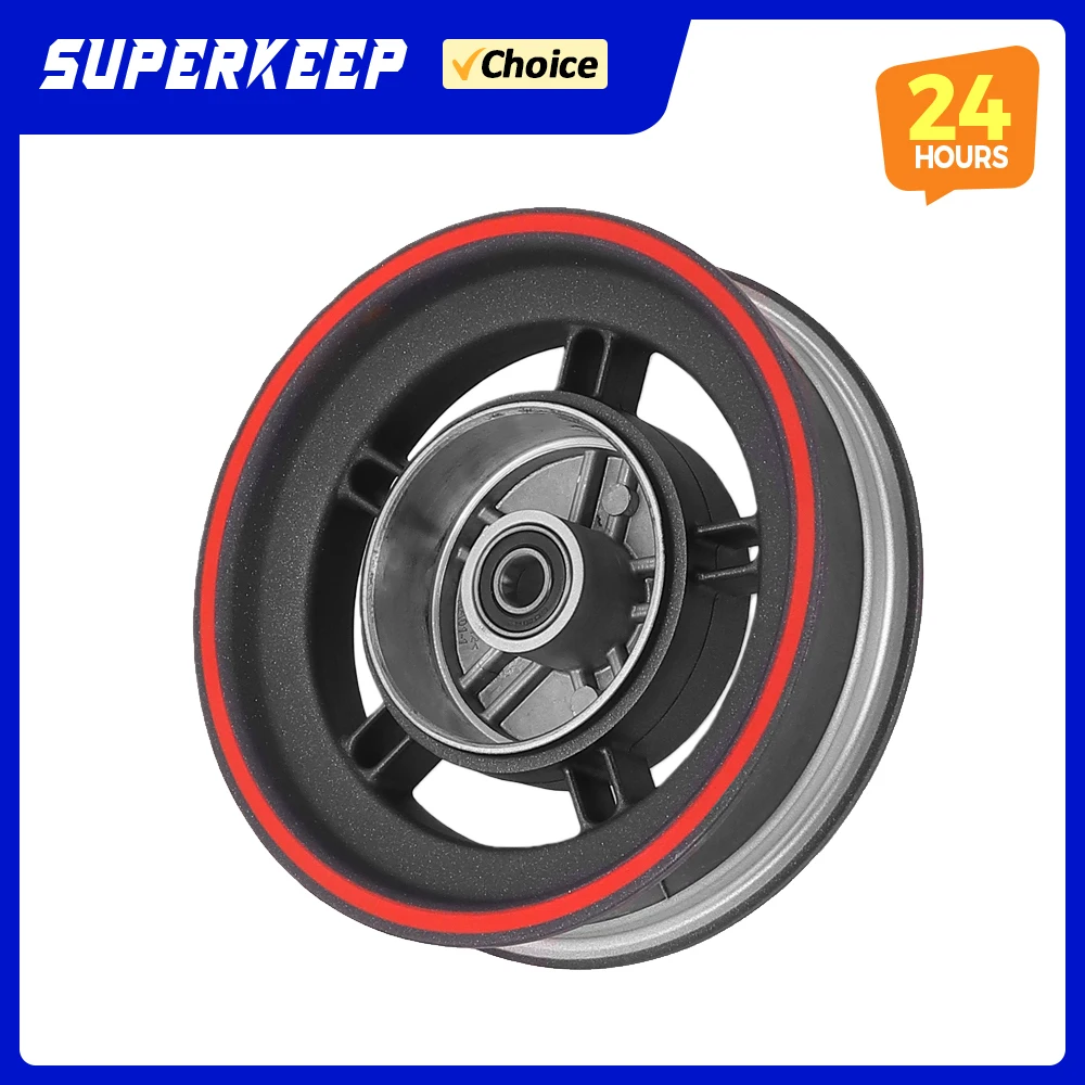 

10 Inch Front Wheel Hub Wheel Rim for Xiaomi 5 Max Electric Scooter Aluminum Alloy Hub for Mi5 Max Kickscooter Repair Parts