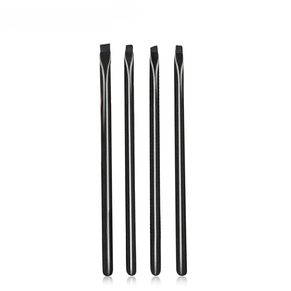 4pcs Blade Makeup Brushes Angled Thin Eyebrow Brush Flat Fine Eyeliner Brush Professional Liner Brow Make Up Tools
