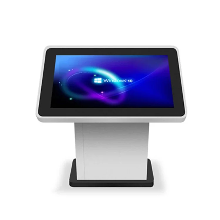 27'' Multi Touch Table All In One Touch Screen PC Bank Hotel Check In Self Service Kiosk Digital Signage Totem