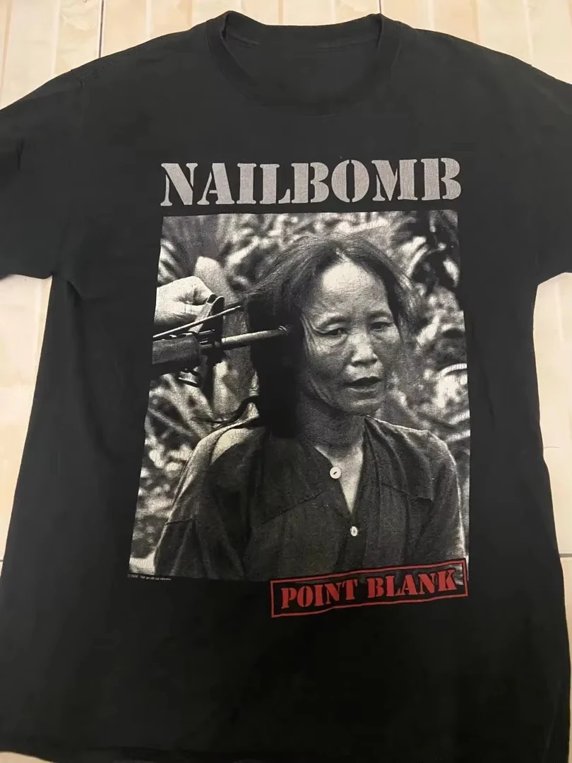 2026 Men Women T-shirt New Popular Nailbomb Band Black T-Shirt Cotton Print Casual Street Short Sleeve Round Neck T Shirt Summer