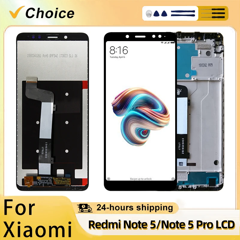 IPS LCD For Xiaomi Redmi Note 5 LCD Display Touch Screen Digitizer For Redmi Note 5 Pro LCD MEI7S MEI7 Display Replacement Parts