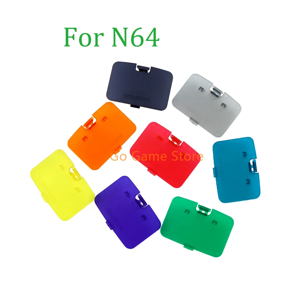 50pcs/lot 8 Color For Nintendo 64 N64 Memory Expansion Pack Door Cover Jumper Pak Cover Lid