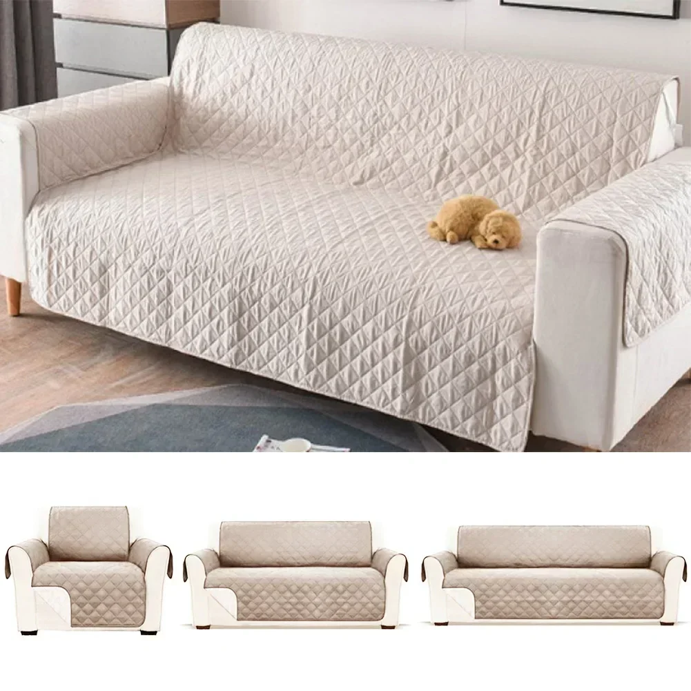 Sofa Covers Quilted Throw Washable Anti Slip Cover Couch Furniture Pet  Fabric Sofa Slipcovers Chair Protector Home Decor