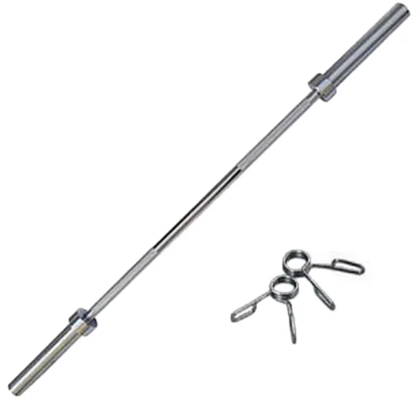 

Supplier Sale 1.5m Barbell Bar Gym Fitness Steel Chrome Weightlifting Weight Lifting Barbell Bar