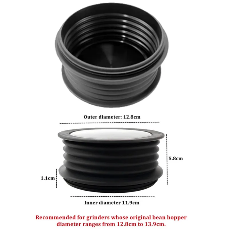 Coffee Hopper Bellow Compatible for Baratza Encore Grinder, Silicone Hopper Blower for WELhome and Baratza