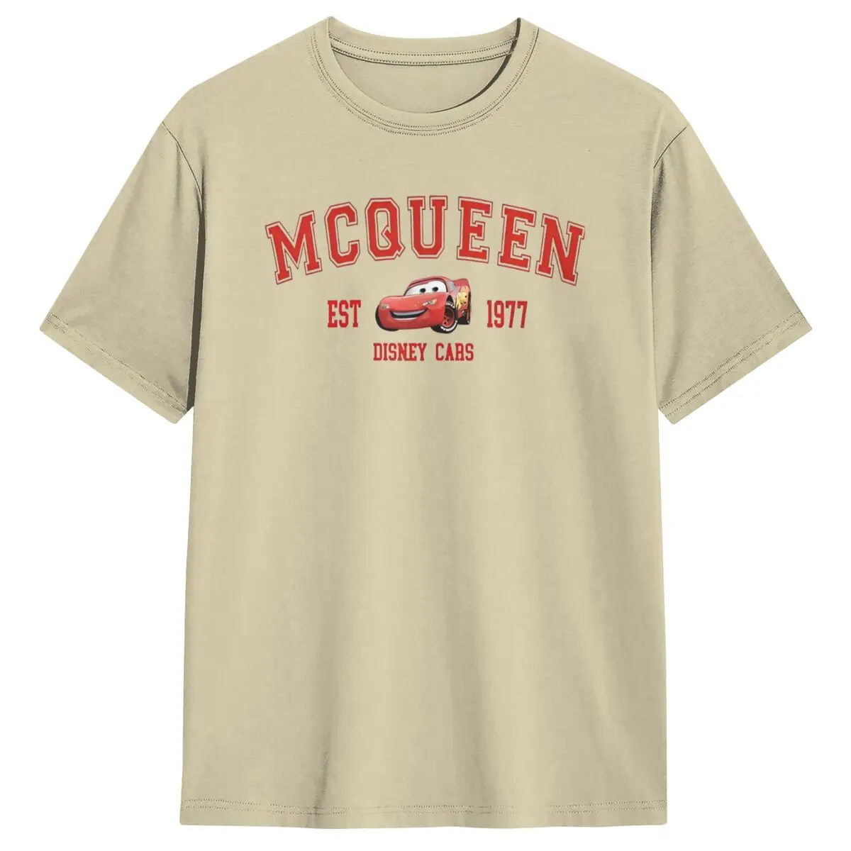 

Pixar Cars 3 Lightning Mcqueen T-Shirt Hipster T Shirts Short-Sleeve Awesome Tops Beach Cotton O-Neck Oversized Tees