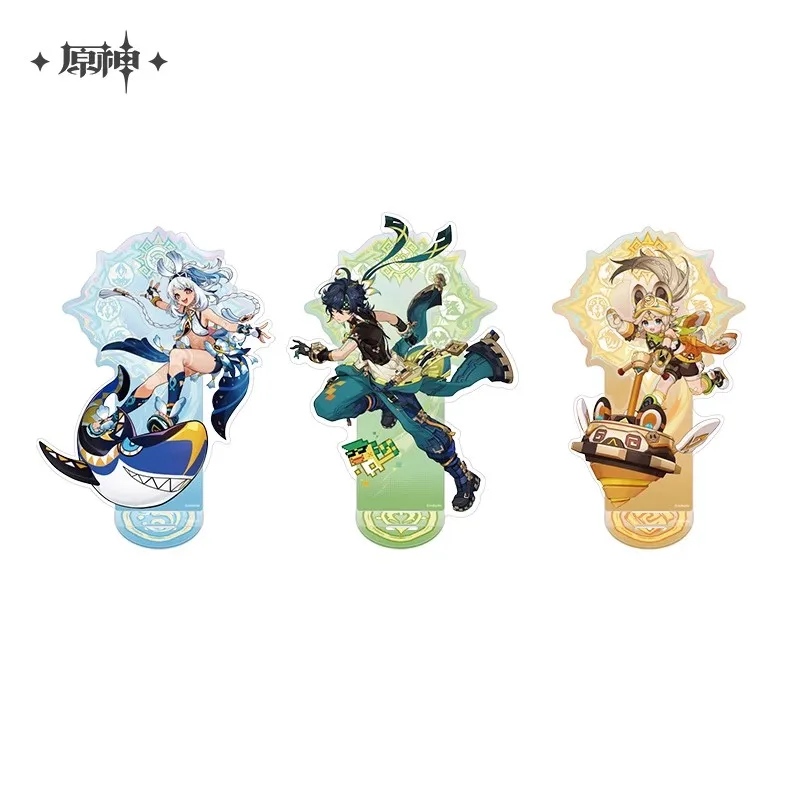 [Genuine]  Game Genshin Impact Natlan Themes Collections Characters Acrylic Standees Mualani Cosplay Accessories Kinich Gift