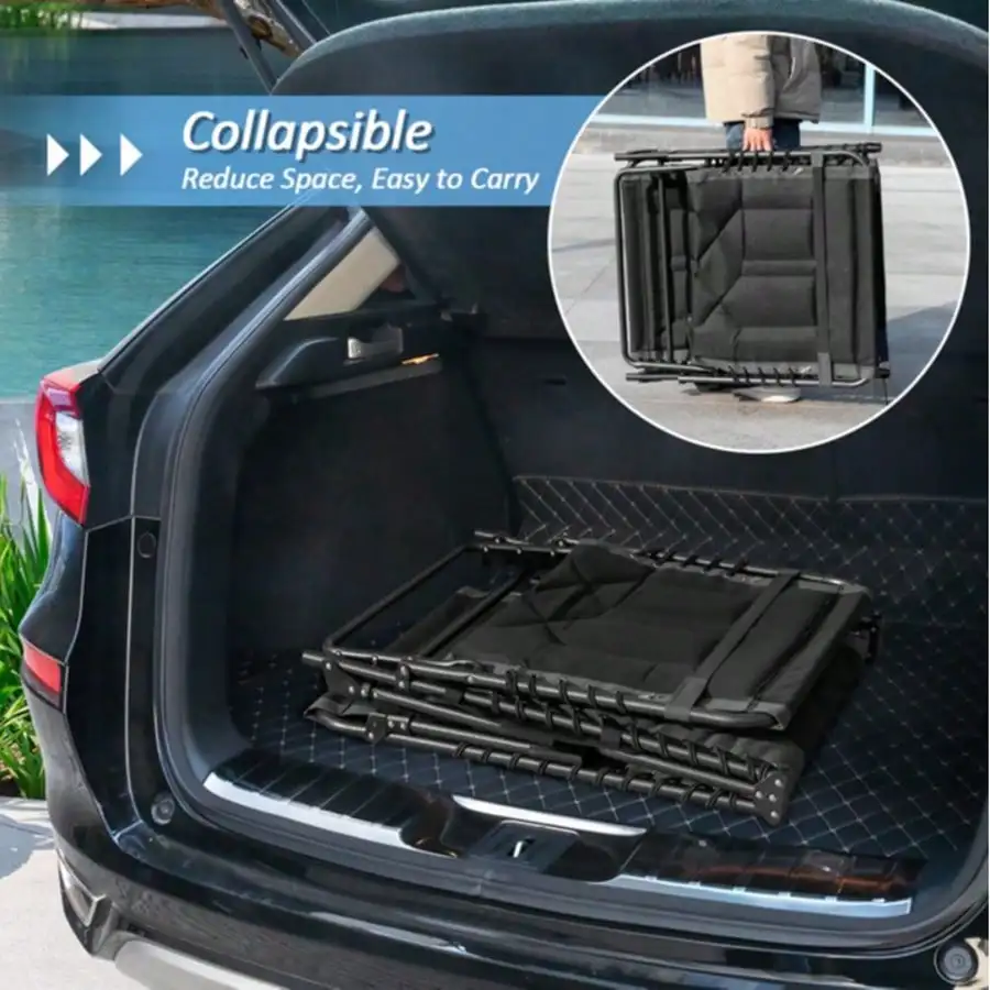 كراسي صالة الفناء مبطنة قابلة للطي كرسي كرسي قابل للتعديل مع حقيبة جانبية #6