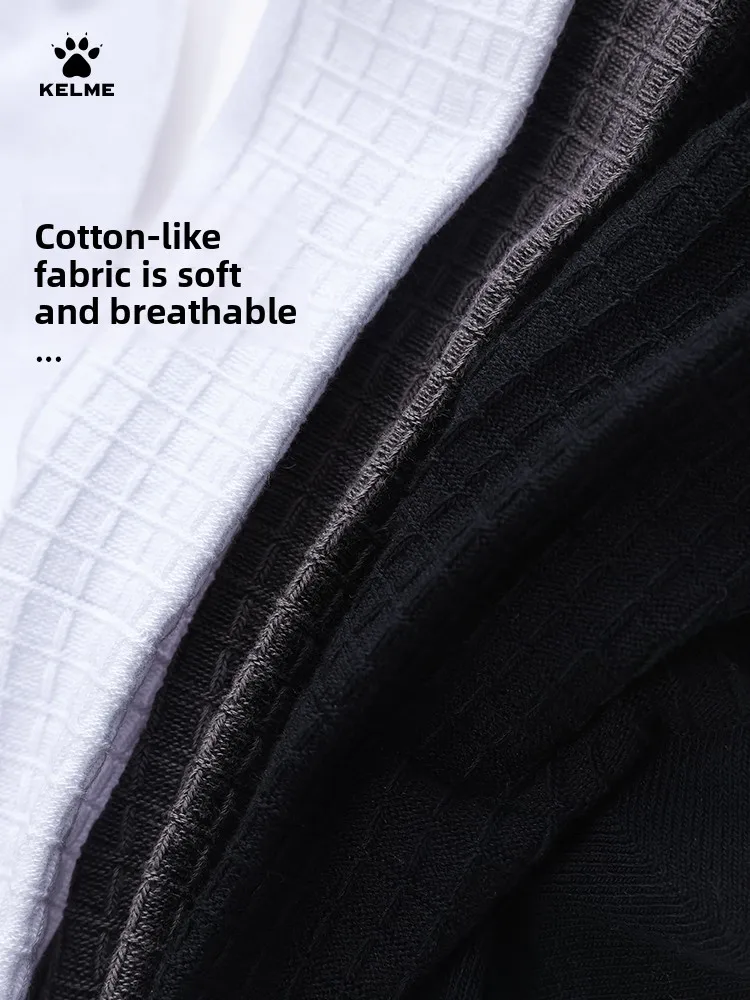 Kelme Sweat Absorbing And Breathable 3-pair Socks For Men And Women Casual Socks Outdoor Sports Medium Socks