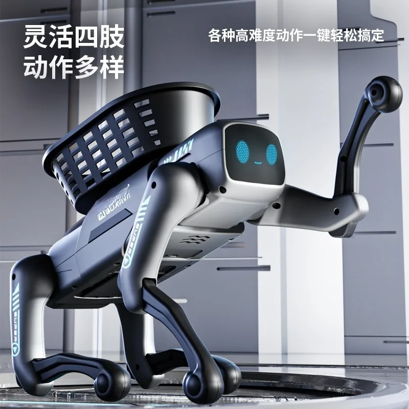 Intelligent bionic mechanical dog new children's electric remote control machine play