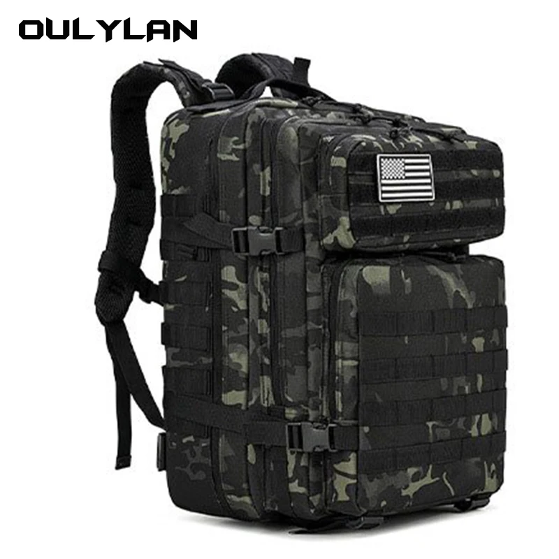 

Outdoor 3P Attack BackpackHiking Trekking Fishing Hunting Bag Mountaineering Camping Camo Sports Rucksack Large Capacity