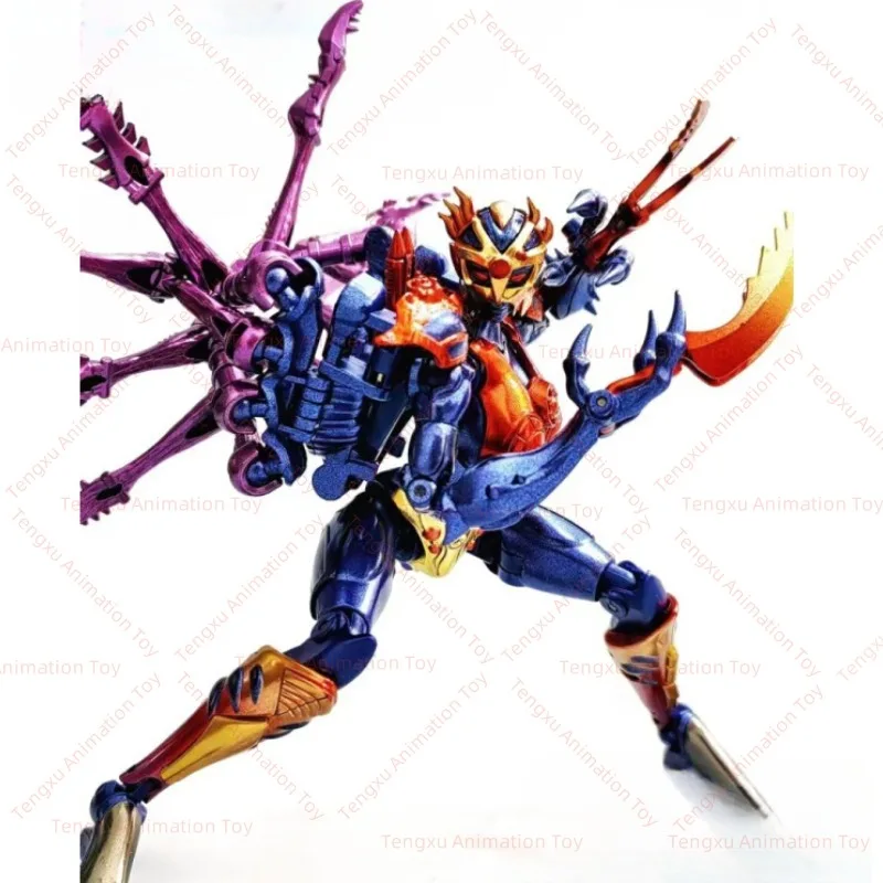 In Stock: TA TransArt Toys BWM-08 BWM08 BWM-08PW Pink Metal Edition Blackarachnid Beast Wars Two-Form Spider Figure Toy