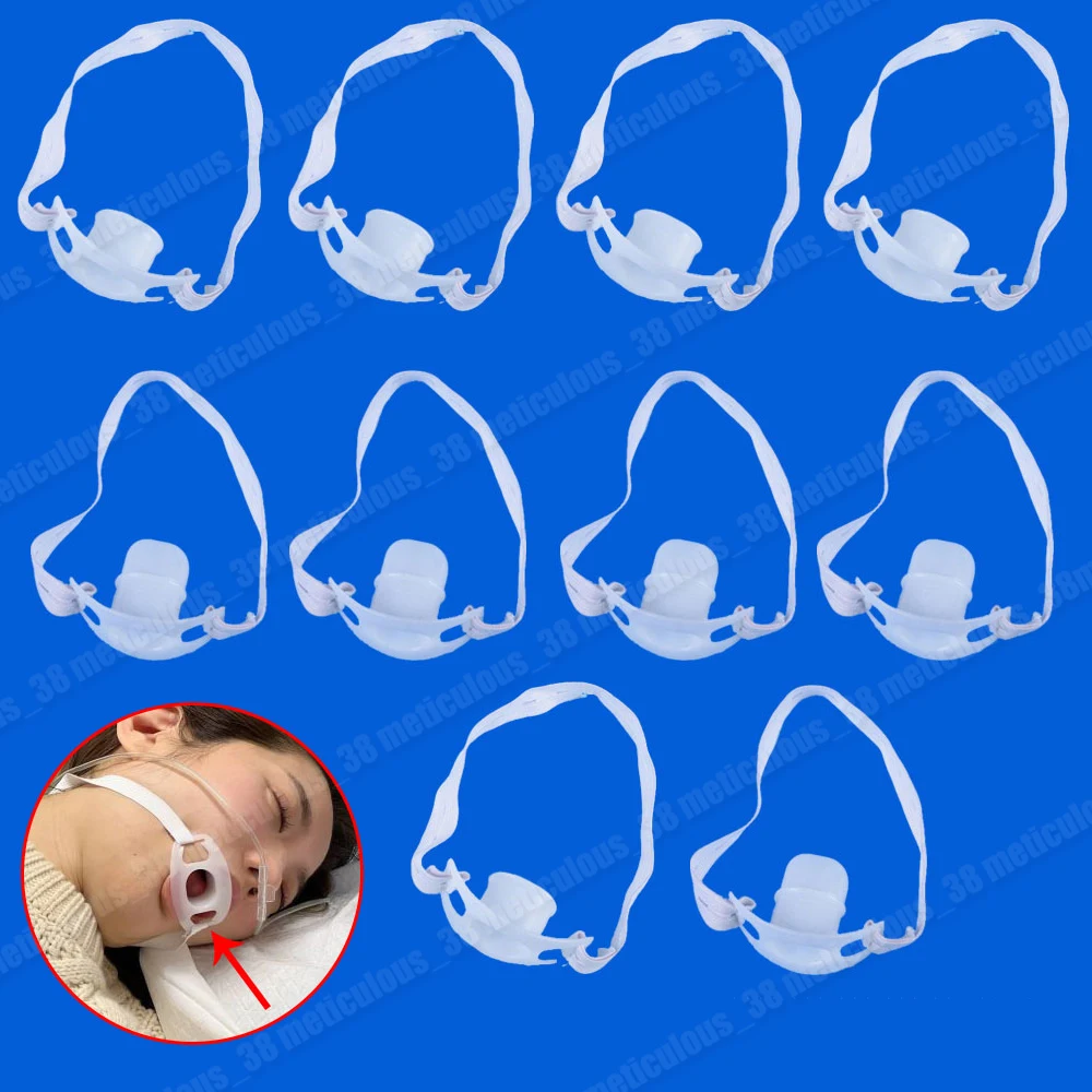 10-100Pcs Gastroscopy Oral Pads One-Mouth Guard for Grinding Teeth Cheek PVC Disposable Medical Gastroscope Bite Mouth
