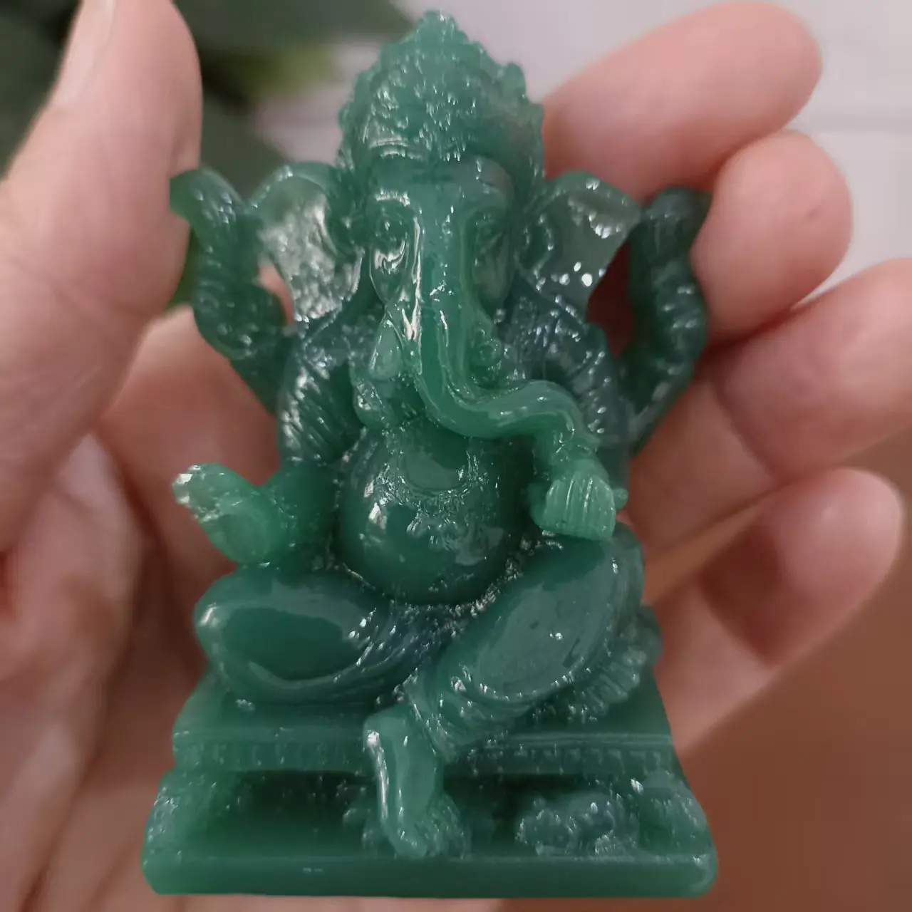 Lord Ganesha Buddha Statue Home Decoration Ganesh Elephant God Sculpture Figurines Ornaments Buddha Statues FengShui Lucky Gift