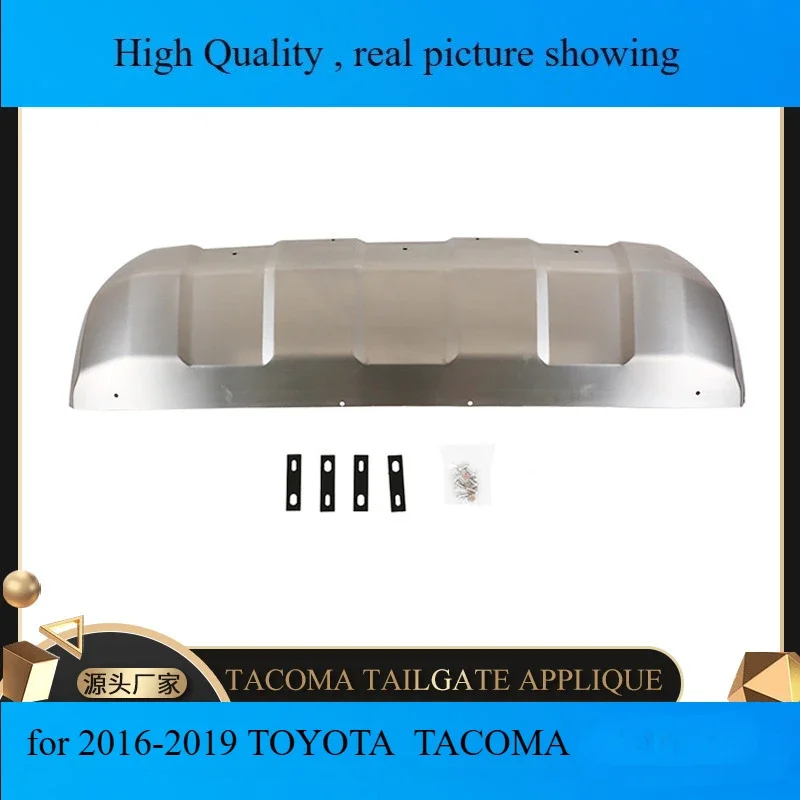 for 2016-2019 TOYOTA  TACOMA bumper armor lower tailgate guard SKID PLATE Anti-collision fittings