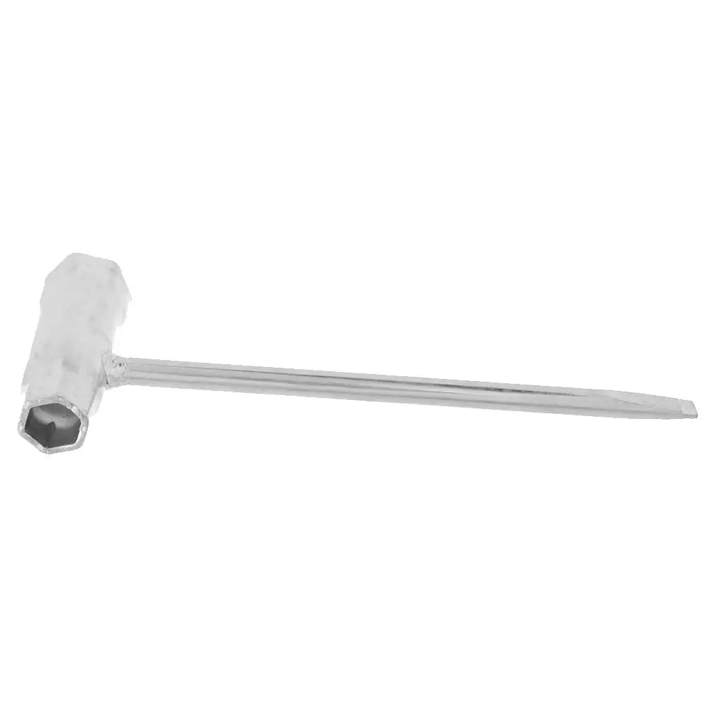 13x19mm T Wrench Silver Steel Hand Tool Gardening Tool for Chainsaw Maintenance