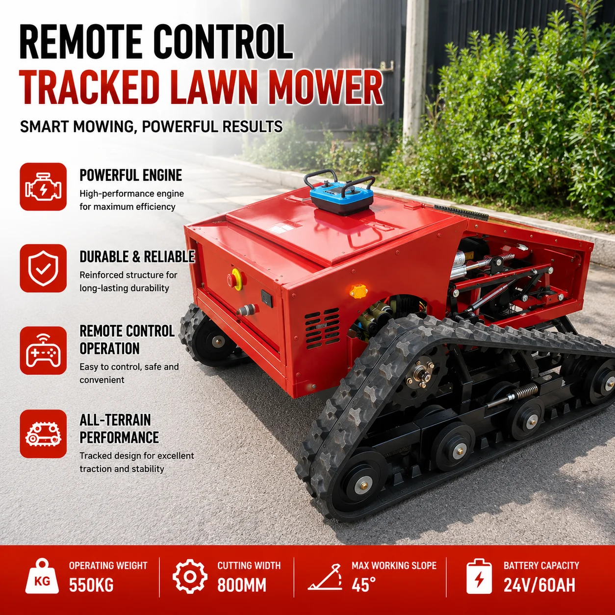 

Custom CE Euro 5 Mini Lawn Mower Compact Machine for Farm Orchard and Garden Grass Maintenance