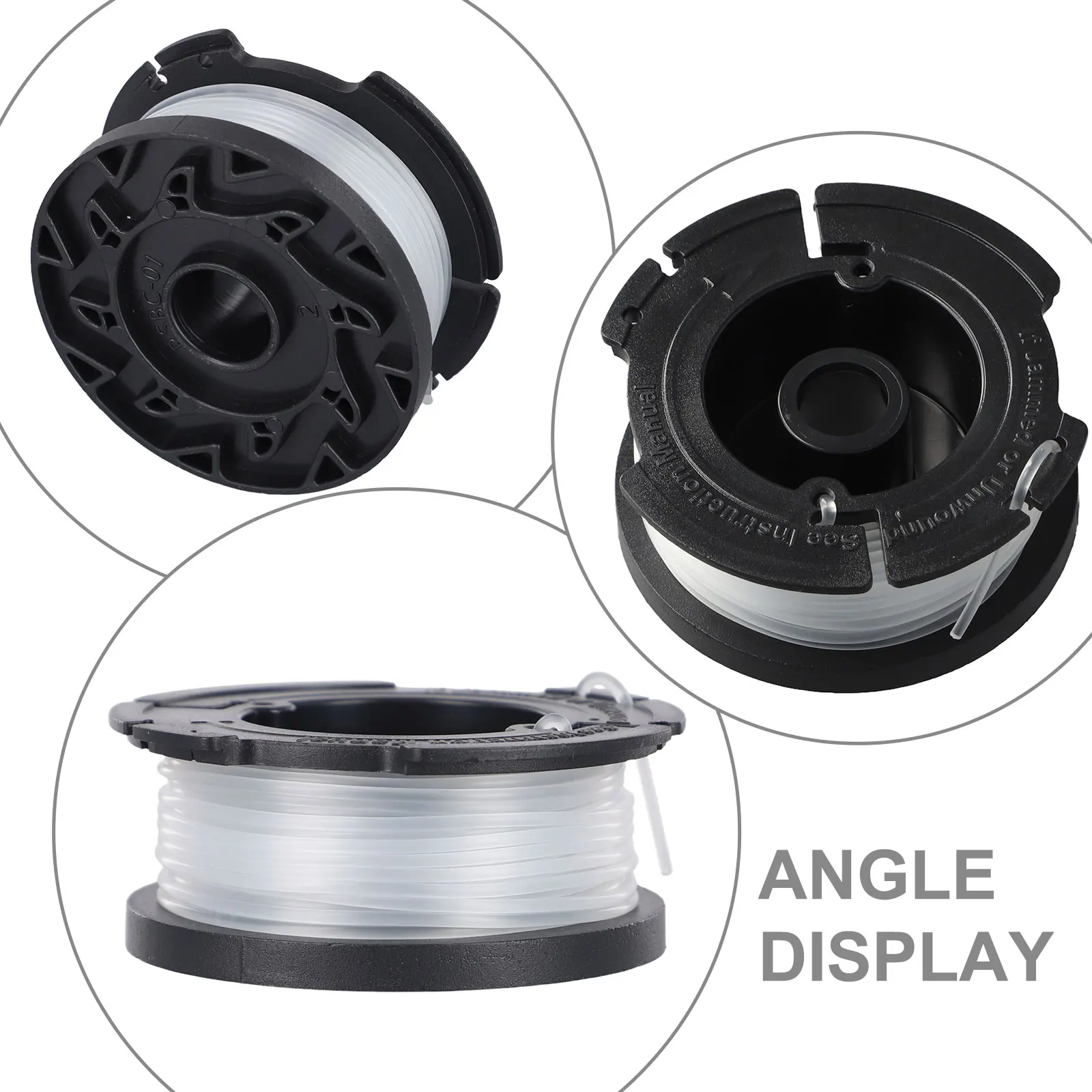 Efficient For 9 1m Reflex Spool and Line for Black and Decker For GL420 GL550 GL570 Required for Effective Lawn Care