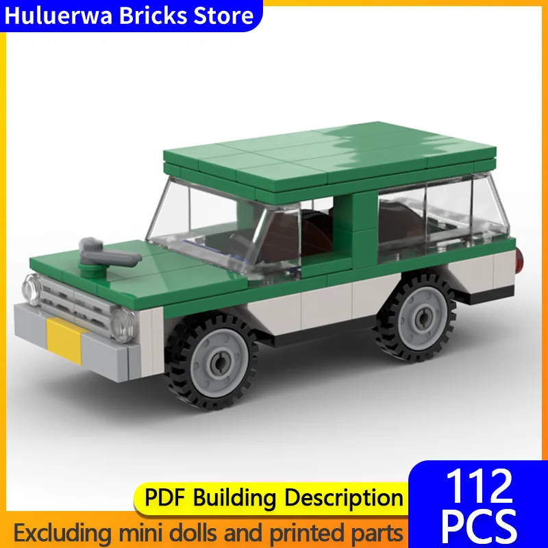 

Модель скоростного гоночного автомобиля MOC, строительные кирпичи, зеленая станция, универсал, модульная технология, детские праздничные подарки, сборные игрушки, костюм