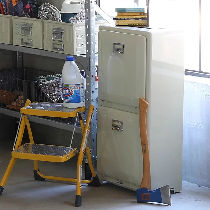

Metal cabinet, double storage chest
