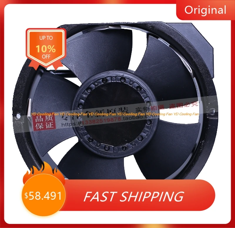 Original NEW BI-SONIC 6C-230HB C Axial 17251 AC220V Capacitive fan cooling fan