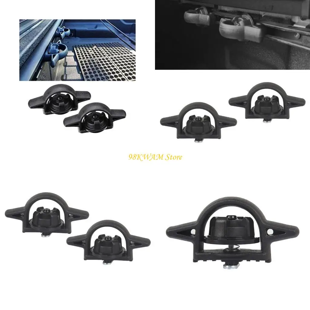 

2 шт., зажимы для рельсовых кроватей, система Ram-Rail, аксессуары для крючков багажника для пикапа на 2005-2021 годы PT27835160