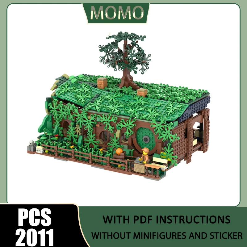 

Moc Building Blocks Bag End - Tree House Alternate Build Model Technology Brick DIY Assembly Construction Holiday Toys Set Gifts