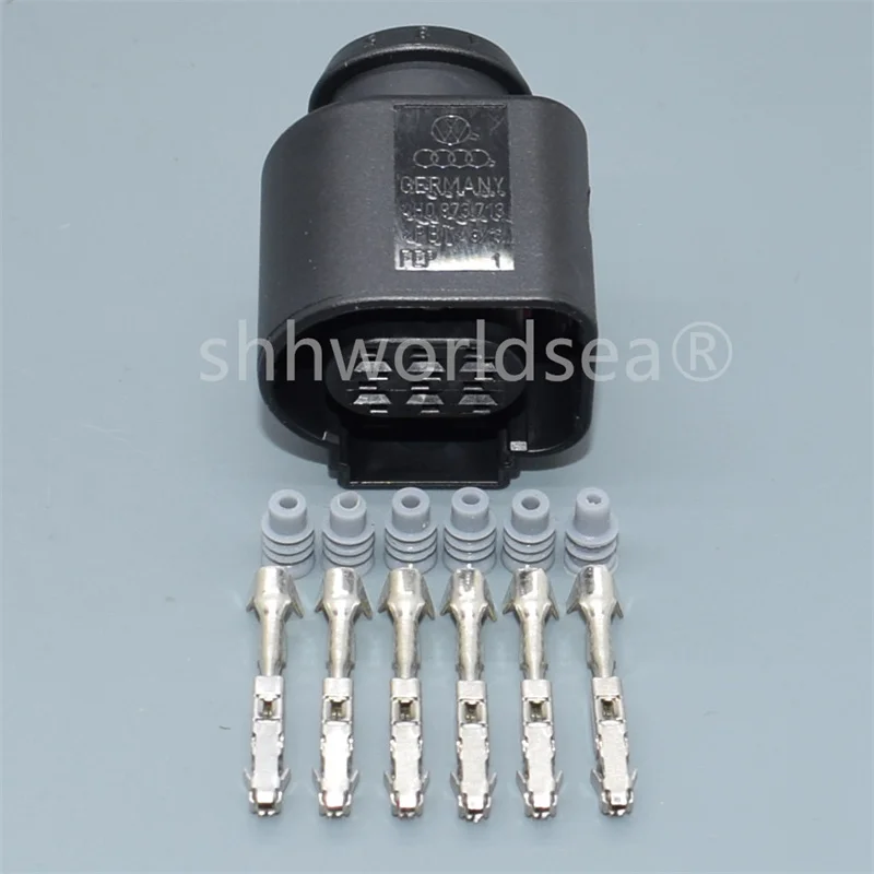 1Sets 6 Pin female LSU 4.9 Throttle Valve Control Element Auto Temp Sensor Plug Deflation Connector 4H0973713 4H0 973 713