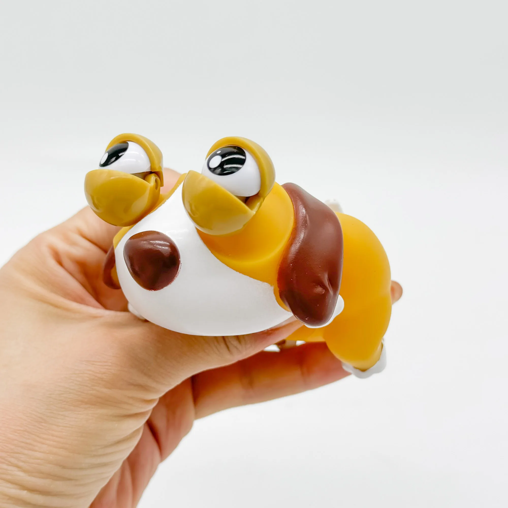 Alívio do estresse espremer brinquedos engraçados kawaii olhos grandes filhote de cachorro bonito figuras de cachorro borracha macia anti-stress crianças presente