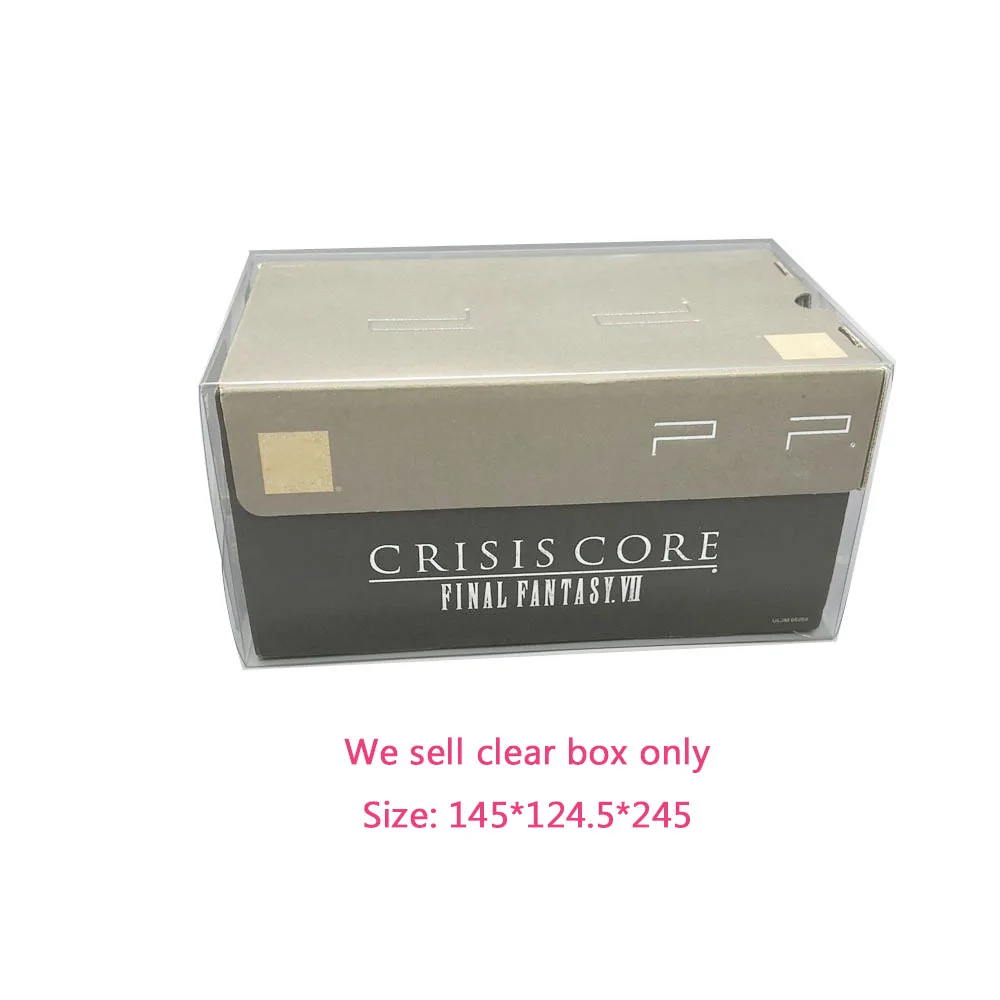 

Transparent TEP protective Box for PSP2000 Final Fantasy 7 Crisis Core Limited Edition game Clear display storage box