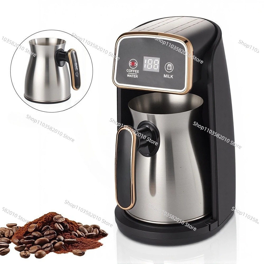 

Электрическая кофеварка из нержавеющей стали, для турецкого кофе, чая, подогреватель молока