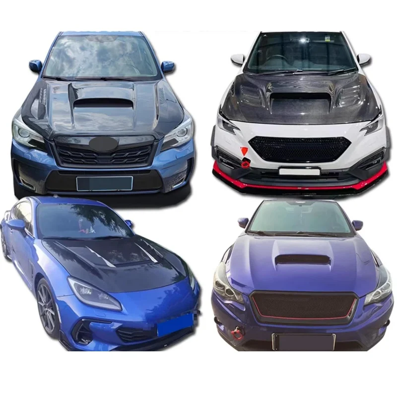 

Carbon fiber Engine Cover Resin Hood Surround For Subaru Forester 3nd 4th 5th Crosstrek XV 2004-2020