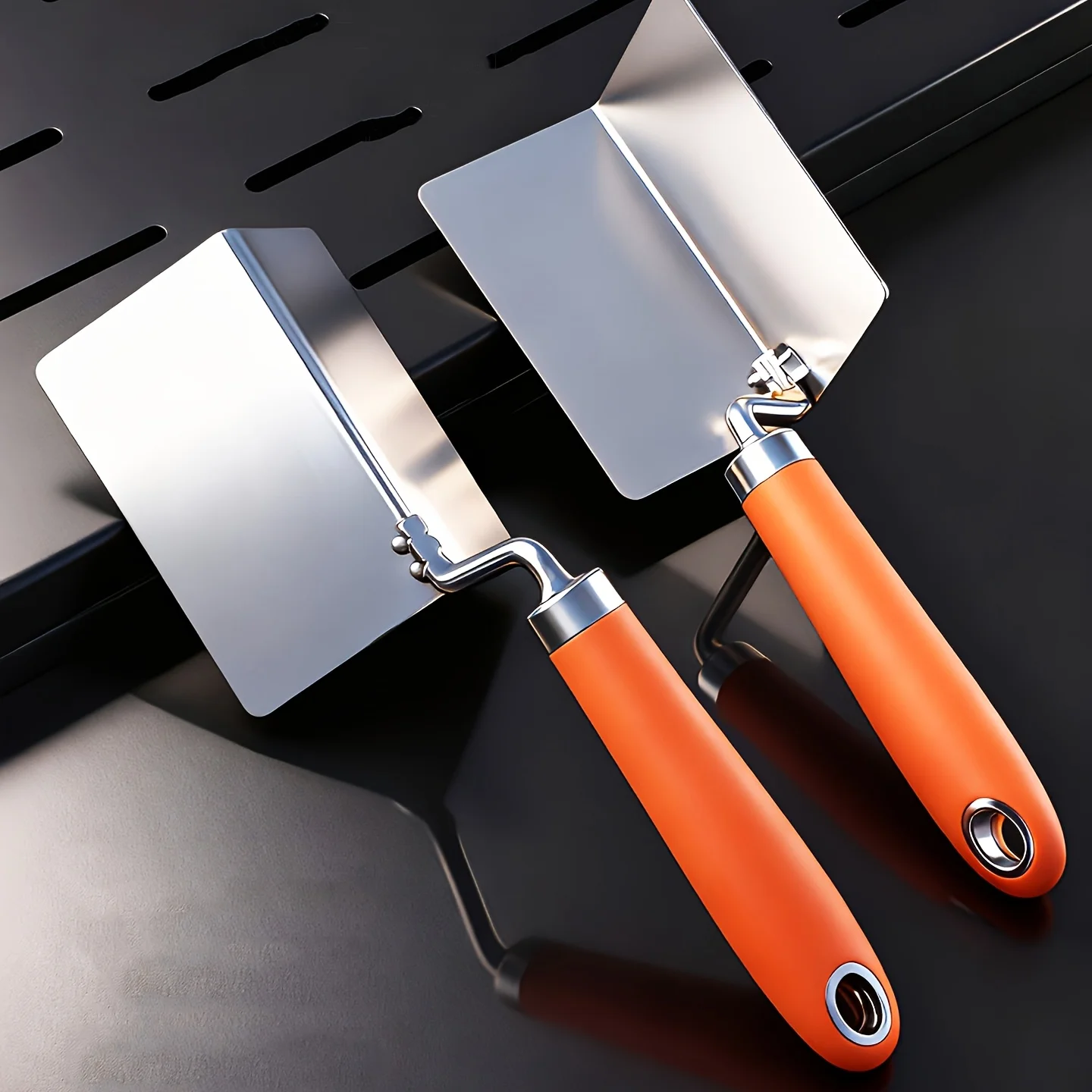 Drywall Corner Tool Outside / Inside Corner Knife 10x6cm 430 Stainless Steel Corner Trowel for Drywall Gyprock Plasterboard