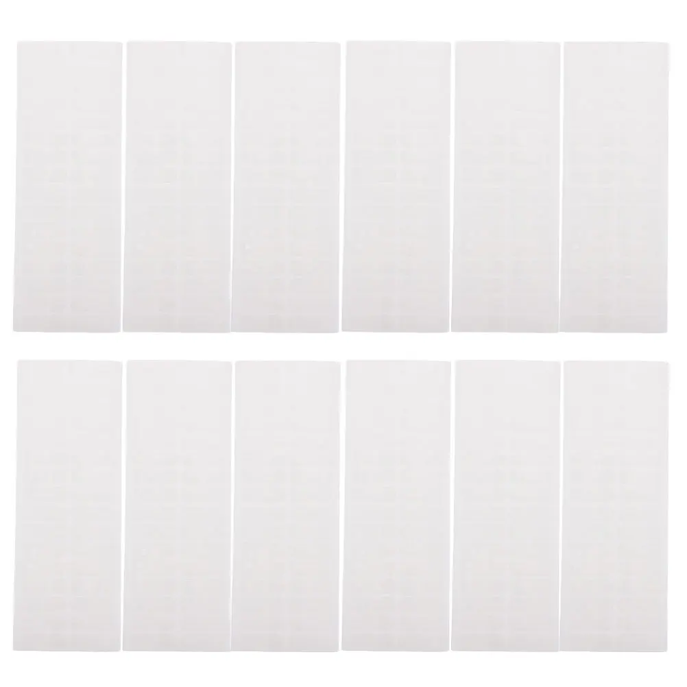 

2 X Transparent Stickers Sealing Clear Bags Square Labels Simple Pvc Self-adhesive