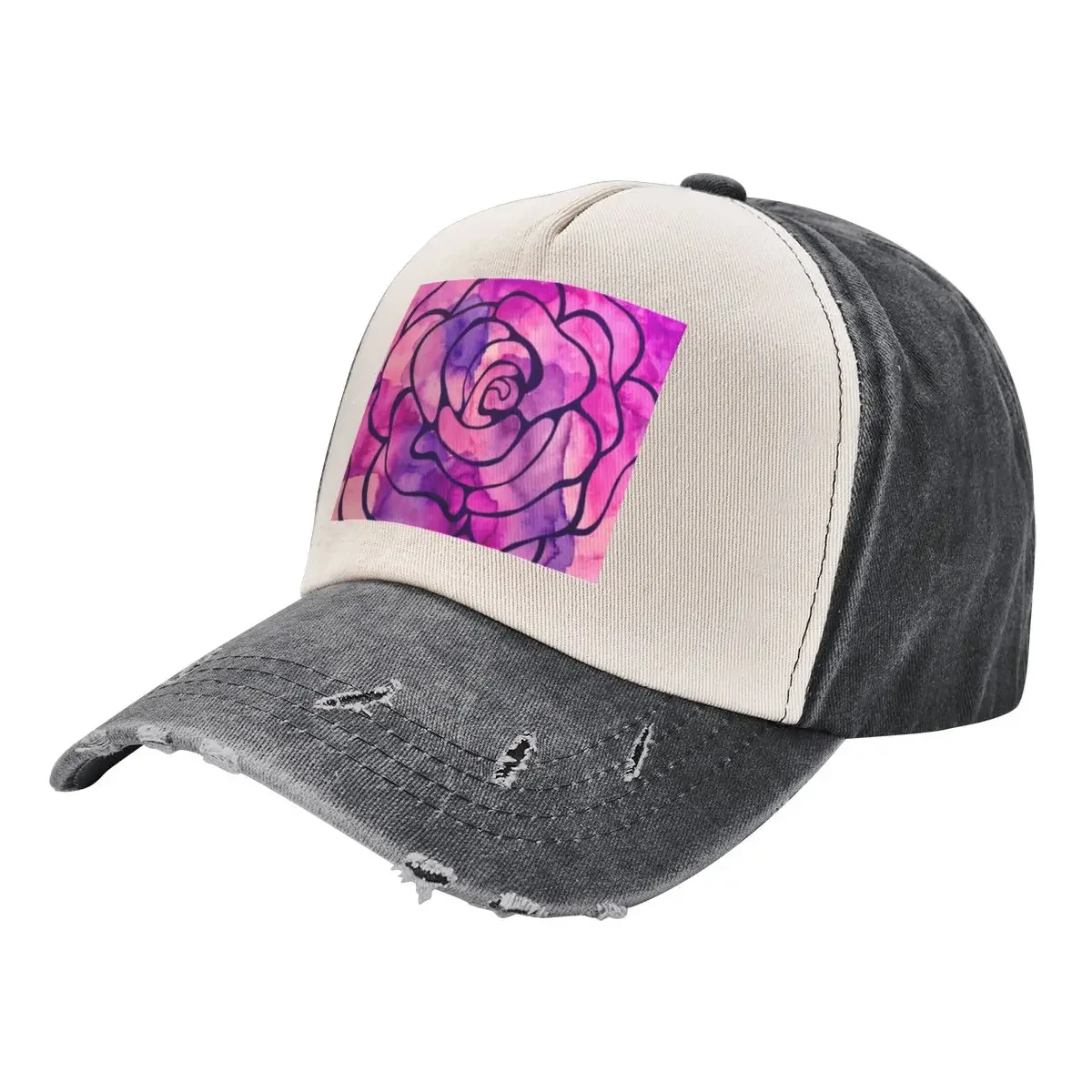 

Dark Blue RoseCap Baseball Cap Rugby |-F-| Uv Protection Solar Hat Designer Hat Elegant Women's Hats Men's