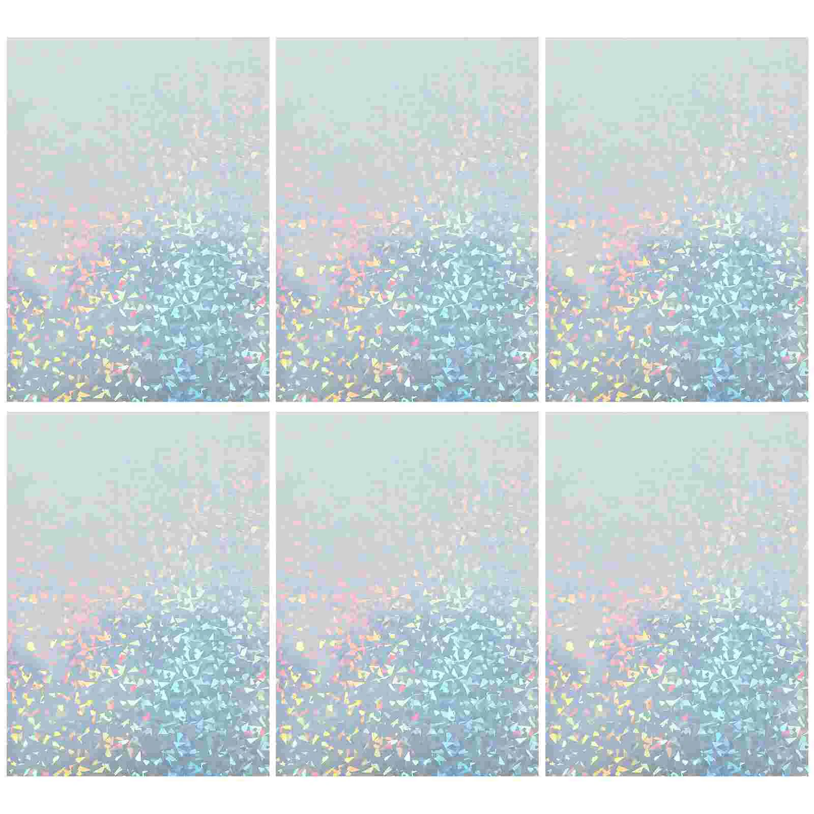 10 Sheets Print Pvc Stickers Printer Paper Holographic Office Supplies Typing Papers Label Matte Printable Labels for Machine