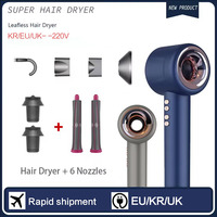 Professional Hair Dryer 220v Fast Drying Constant Temperature Hair Care 1600w Household Leafless Negative Ion Hair Dryer