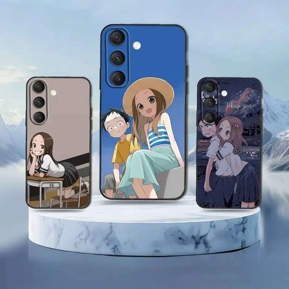 

Karakai Jozu no Takagi San Phone Case For Samsung Galaxy S25,S24,S21,S22,S23,S30,Ultra,S20,Plus,Fe,Lite,Note,10,9,5G Black Cover