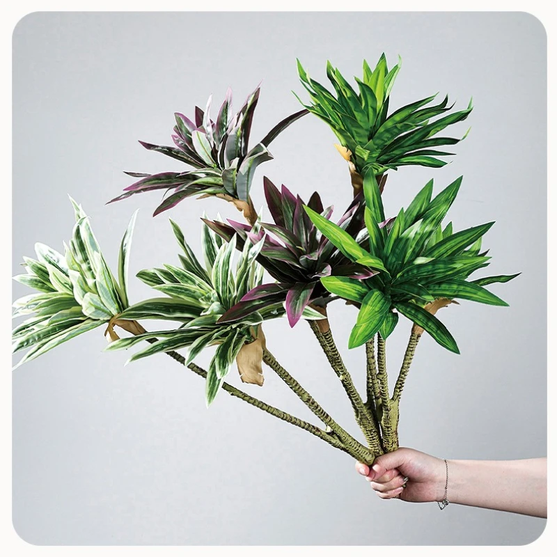 

2 шт. Искусственные растения: имитация спаржи, зеленые растения, искусственные цветы, декор для кабинета, 3-ветвистая лилия, бамбук