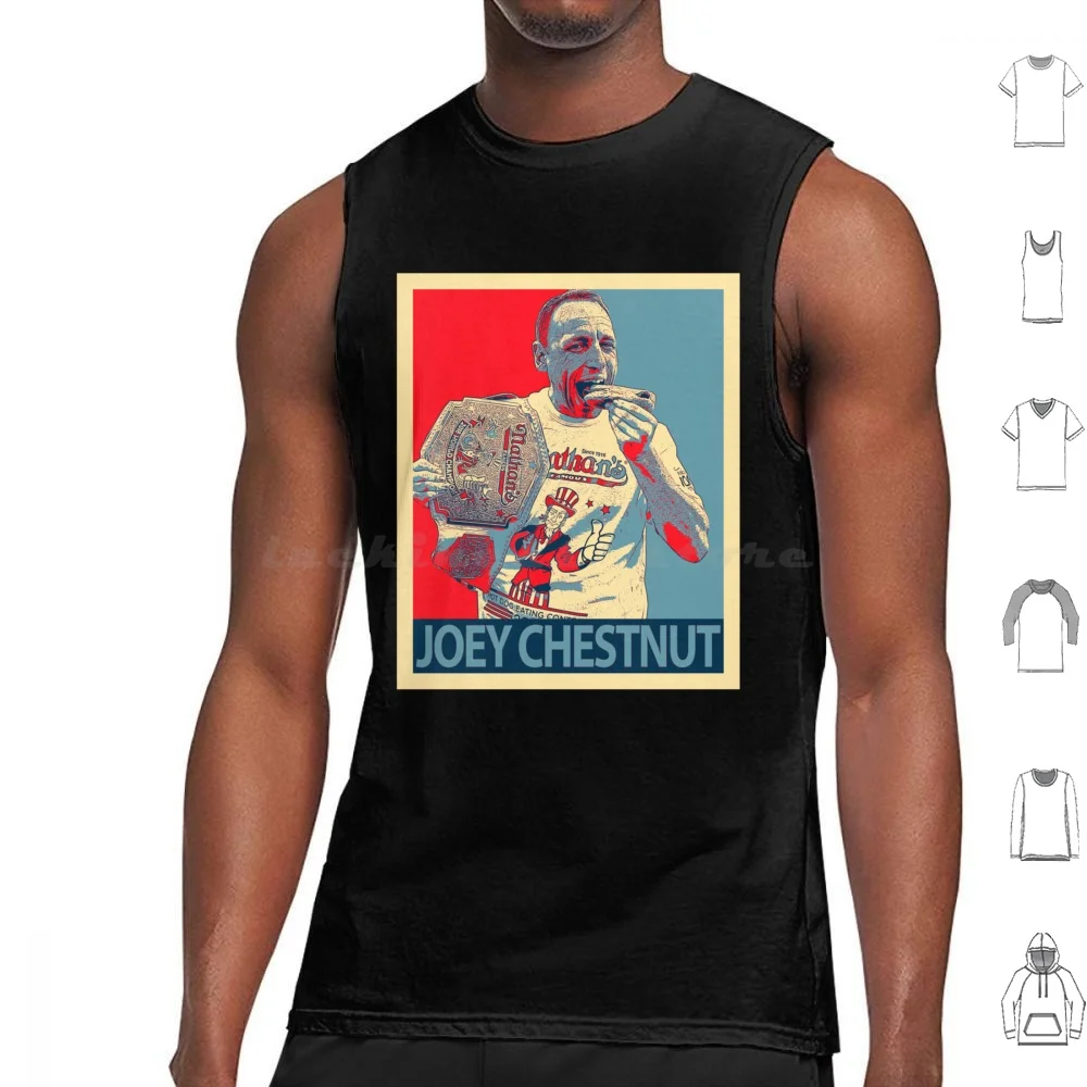 Joey Chestnut Tank Tops Vest Sleeveless Joey Chestnut Joey Chestnut Retro Joey Chestnut Vintage Joey Chestnut Happy