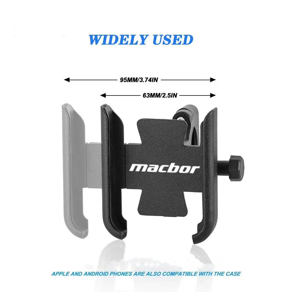 오토바이 CNC 휴대폰 홀더 브래킷 스탠드, 맥보 몬타나 XR1 XR5 500 락스터 플랫 125, 8 마일 500 스크램블러, 2023