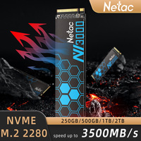 Netac NVME SSD 2tb 1tb PCIe Gen3x4 Disk 500gb 250gb HD m2 2280 Hard Drive with Original chip for Desktop Notebook SSDs Wholesale