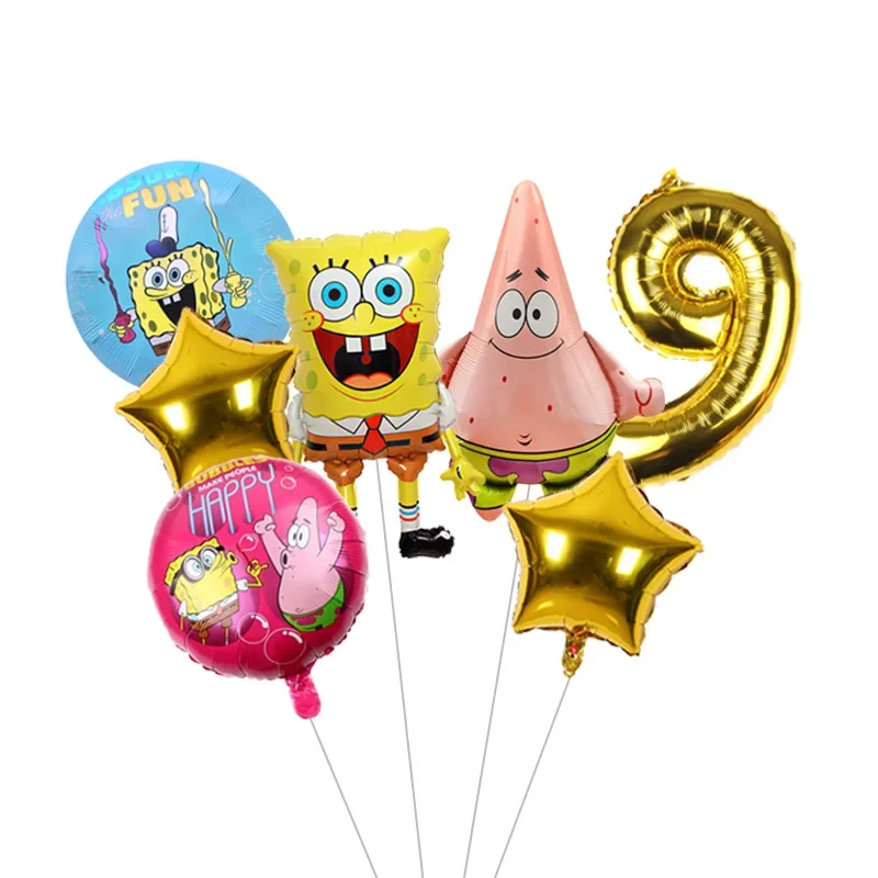 Niedlicher SpongeBob-Themen-Partykerzen-Geburtstagstorten-Topper für Kinderfeier-Dekoration – Detail 9