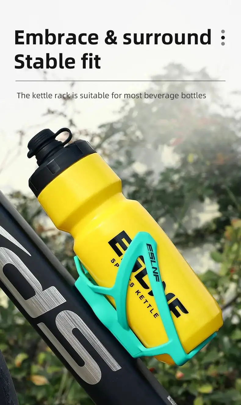 ESLNF Gummi-Lackierte Mountainbike-Flaschenhalterung mit Airtag-Halterung – Detail 7