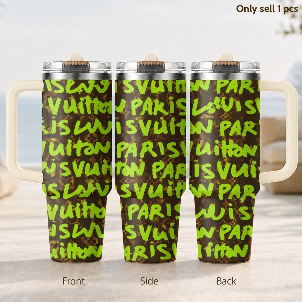 

Bold Letter & Word Seamless Vacuum Flasks 40oz 3rd Gen Vacuum Insulated Stainless Steel Tumbler Cup With Handle Straw Lid