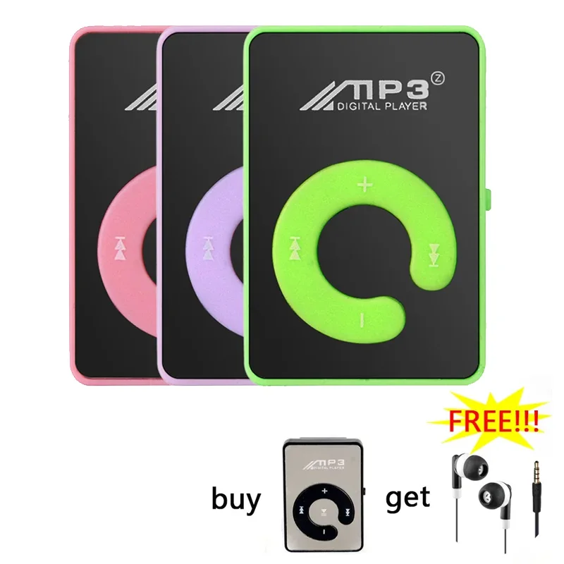 Lettore MP3 Mini USB portatile lettore multimediale musicale HiFi supporto scheda Micro TF espandibile fino a 16GB sport all'aria aperta per Walkman
