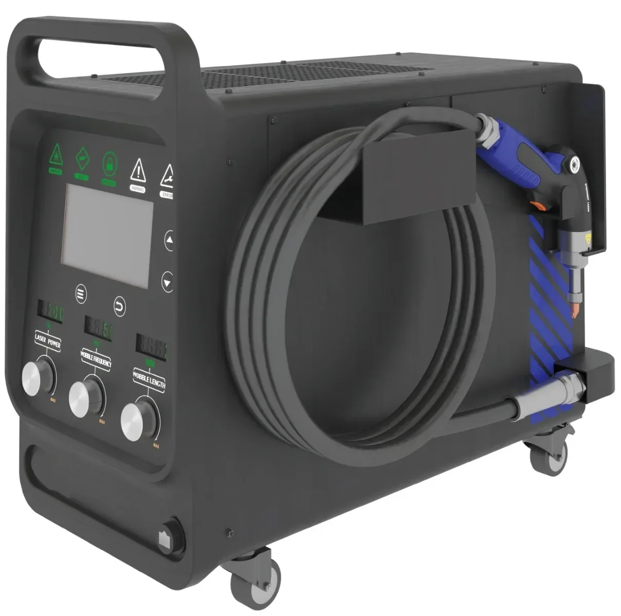 43kg Air Cooling Portable Mini Fiber Welding Solder Machine for Welding Metal Stainless Steel Aluminum