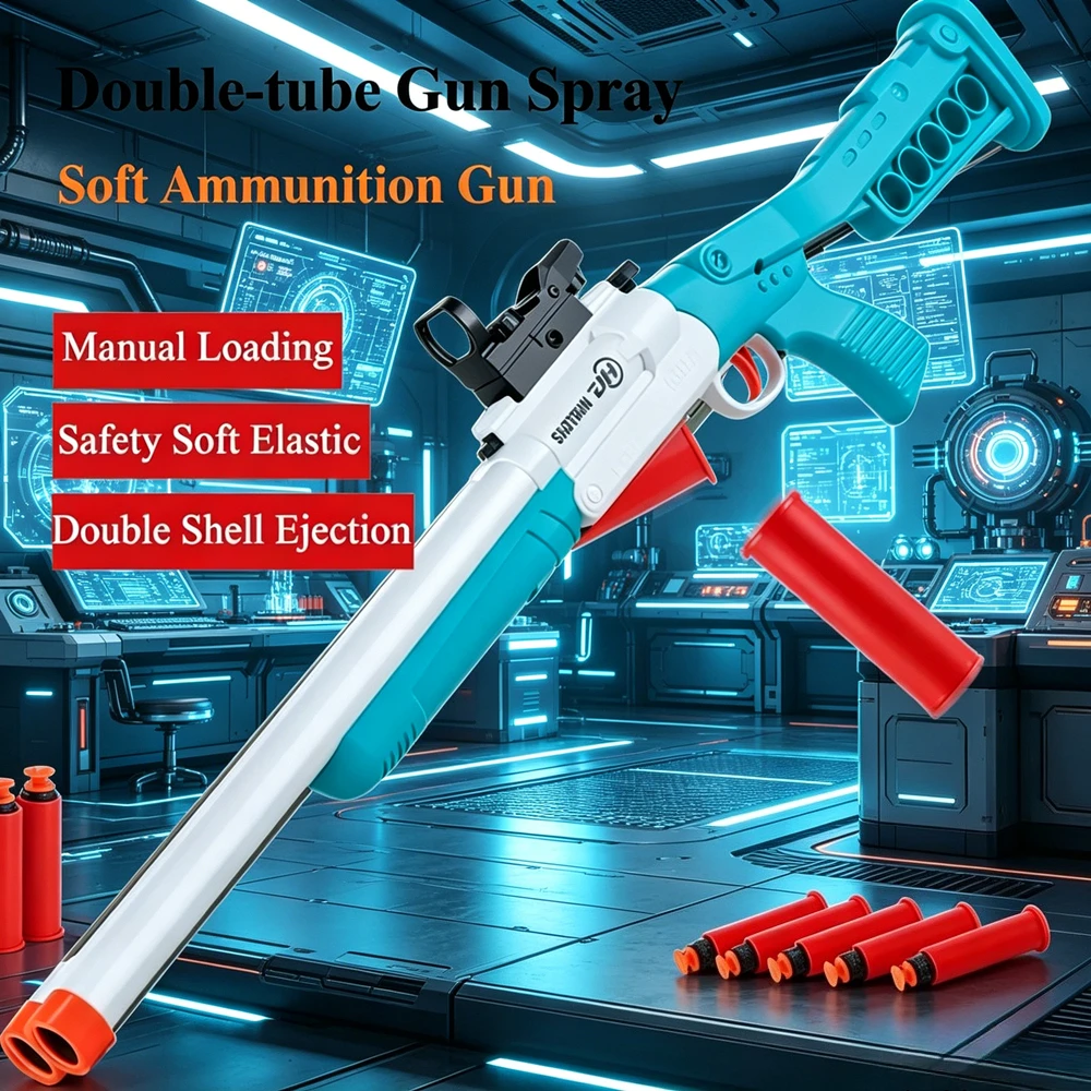 Creative Empty Shell Eject Toy Shotgun Safe Soft Foam Bullet Design Best Leisure Game Gift For Boys Children