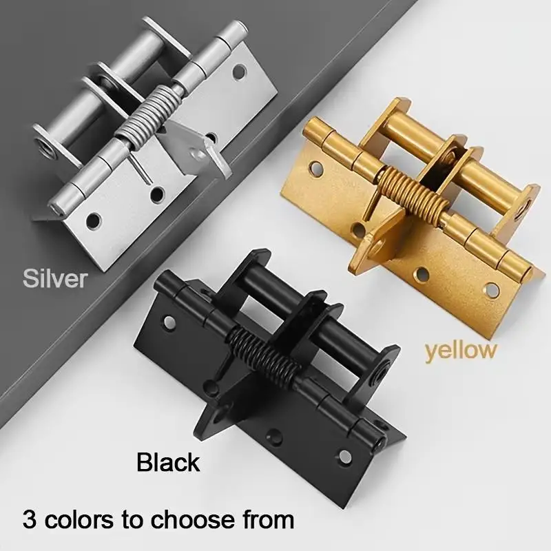 3in1 Multi-function Self-Closing Hinge Heavy Duty Automatic 90° Position Door Closer Self Closing Invisible Doors Spring Hinges