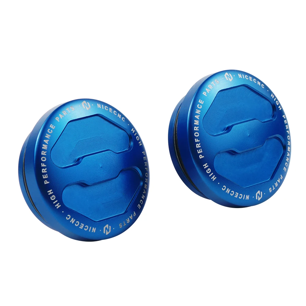 NICECNC Aluminum Alloy ATV Special Shape Plug Cover Plug Cap with 2PCS O-Ring For Yamaha Raptor 700 700R ALL YEAR 90338-23172-00